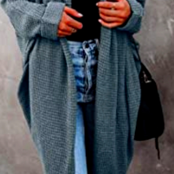 Oversized Cozy Warm Slouchy Cardigan NWT - Picture 3 of 5